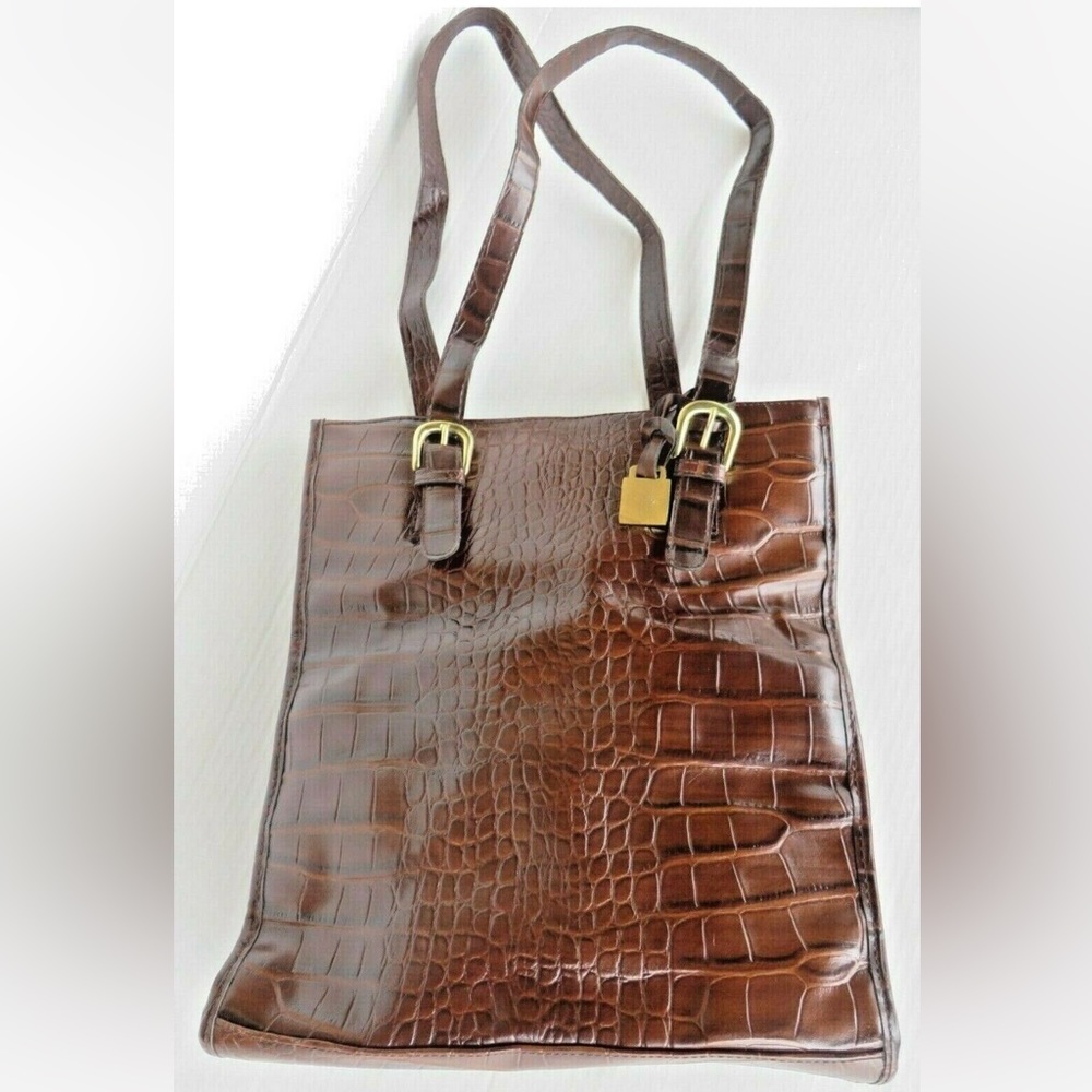 Vintage Brown Tote Leather Bag